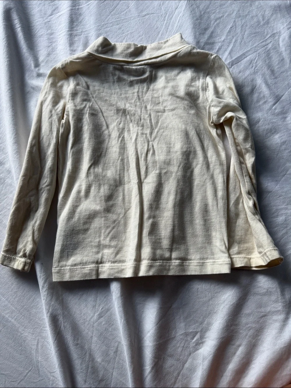 GAP Girls Cream Mock-Neck Layered Top with Black Floral Cami size 2T